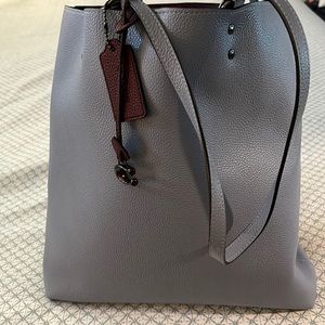 Blue coach tote